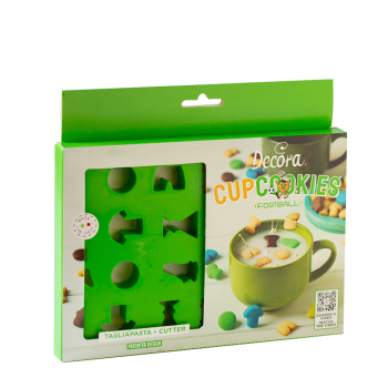 Mini Milk Cup Cookie Cutter - Soccer